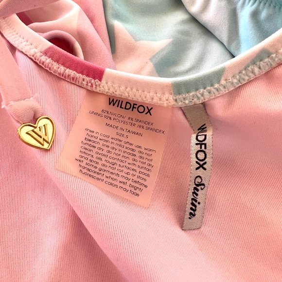 WILDFOX SWIM Rare Vintage American Flag Classic One-Piece from Resort 2013, S - Picture 14 of 16